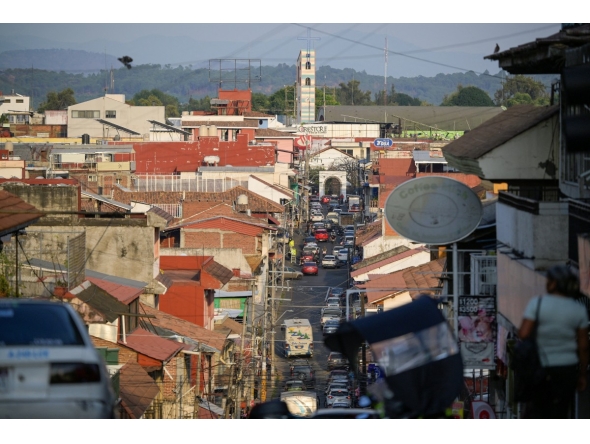 View of Uruapan, Michoacan, Mexico, on April 18, 2026. Photo by ALFREDO ESTRELLA / AFP