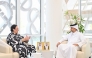 Chief Executive Officer of Qatar Free Zones Authority, H E Sheikh Mohammed bin Hamad bin Faisal Al-Thani meeting Ambassador of the Republic of Malta to the State of Qatar H E Maria Camilleri Calleja.
