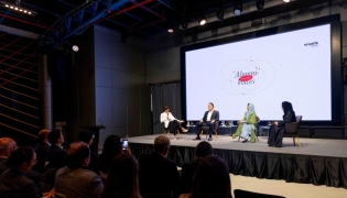 Participants during a panel discussion.