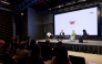 Participants during a panel discussion.