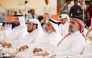Minister of Awqaf and Islamic Affairs H E Ghanem bin Shaheen bin Ghanem Al Ghanim (second right) with other officials during the event.