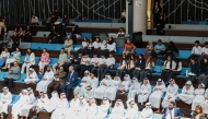 Students and teachers attending the seminar. 