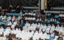 Students and teachers attending the seminar. 