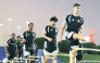 Qatar U-23 players take part in a training session as they gear up for the Asian Games in Japan.
