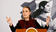 Mexico's President Claudia Sheinbaum speaks during her daily press conference at the National Palace in Mexico City on September 9, 2026. (Photo by Alfredo ESTRELLA / AFP)