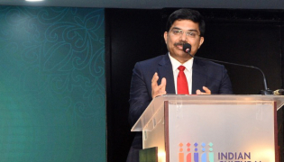 Ambassador of India H E Dr. K Srikar Reddy speaking at the event.