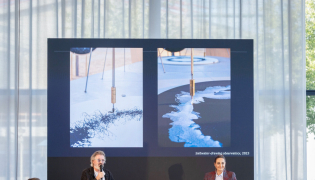 Artist Olafur Eliasson and Chairperson of Qatar Museums H E Sheikha Al Mayassa bint Hamad bin Khalifa Al-Thani during a discussion at Berlin Art Week 2026. Pic: Official Instagram account of H E Sheikha Al Mayyasa. 