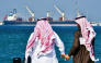 (Files) This picture taken on December 11, 2019, shows an oil tanker at the port of Ras al-Khair, about 185 kilometres north of Dammam in Saudi Arabia's eastern province overlooking the Gulf. (Photo by Giuseppe Cacace / AFP)