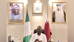 Ambassador of Nigeria H E Professor Mahmood Yakubu