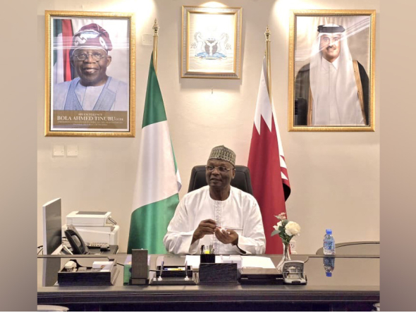 Ambassador of Nigeria H E Professor Mahmood Yakubu