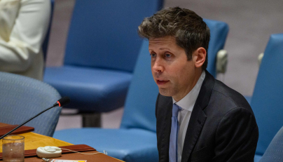 CEO of OpenAI Sam Altman speaks during a United Nations (UN) Security Council meeting on artificial intelligence (AI) and international security under “Maintenance of International Peace and Security” during the 81st session of the United Nations (U.N.) General Assembly at U.N. Headquarters on September 23, 2026 in New York City. Photo by Alexi J. Rosenfeld / GETTY IMAGES NORTH AMERICA / Getty Images via AFP
