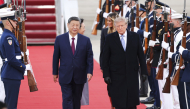 Chinese President Xi Jinping arrives at Joint Base Andrews on Sept. 23, 2026, for a state visit to the United States at the invitation of U.S. President Donald Trump.  (Xinhua/Liu Bin)