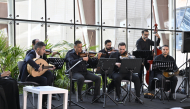 Musicians performing during the event.