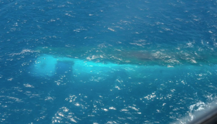 File photo of the sunken ferry.