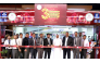 Officials and representatives of Rawabi Hypermarket Izghawa during the ribbon cutting ceremony.