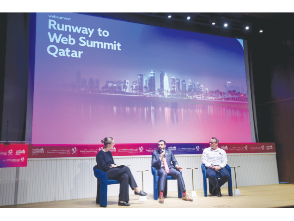 Panellists at a session during the event. 