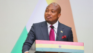 Ghana's Foreign Affairs Minister Samuel Okudzeto Ablakwa speaks to the media during the official visit of India's External Affairs Minister Subrahmanyam Jaishankar in Accra, on October 6, 2026. (Photo by Nipah Dennis / AFP)