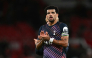 Tottenham Hotspur's English striker #19 Dominic Solanke applauds fans, on October 10, 2026. The game finished 1-1. (Photo by Paul Ellis / AFP) 