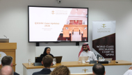 QICDRC officials during the session.
