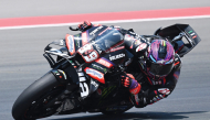 Jorge Martin takes part in the warm up session for the MotoGP Indonesian Grand Prix in Mandalika on October 11, 2026. 