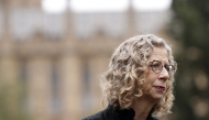 United Nations Environment Programme (UNEP) Executive Director, Inger Andersen, speaks during an interview with AFP in Westminster, central London on October 21, 2026. (Photo by Brook Mitchell / AFP)