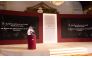 QREC Chairman Hamad bin Abdulrahman Al-Attiyah delivers a speech during the awards ceremony.