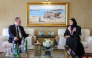 Minister of State for International Cooperation H E Dr. Maryam bint Ali bin Nasser Al Misnad meeting UN Assistant Secretary-General and Director of the UNDP Regional Bureau for Arab States H E Dr. Abdallah Al Dardari in Doha yesterday.
