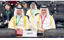 Minister of Environment and Climate Change H E Dr. Abdullah bin Abdulaziz bin Turki Al Subaie with other officials during the event.