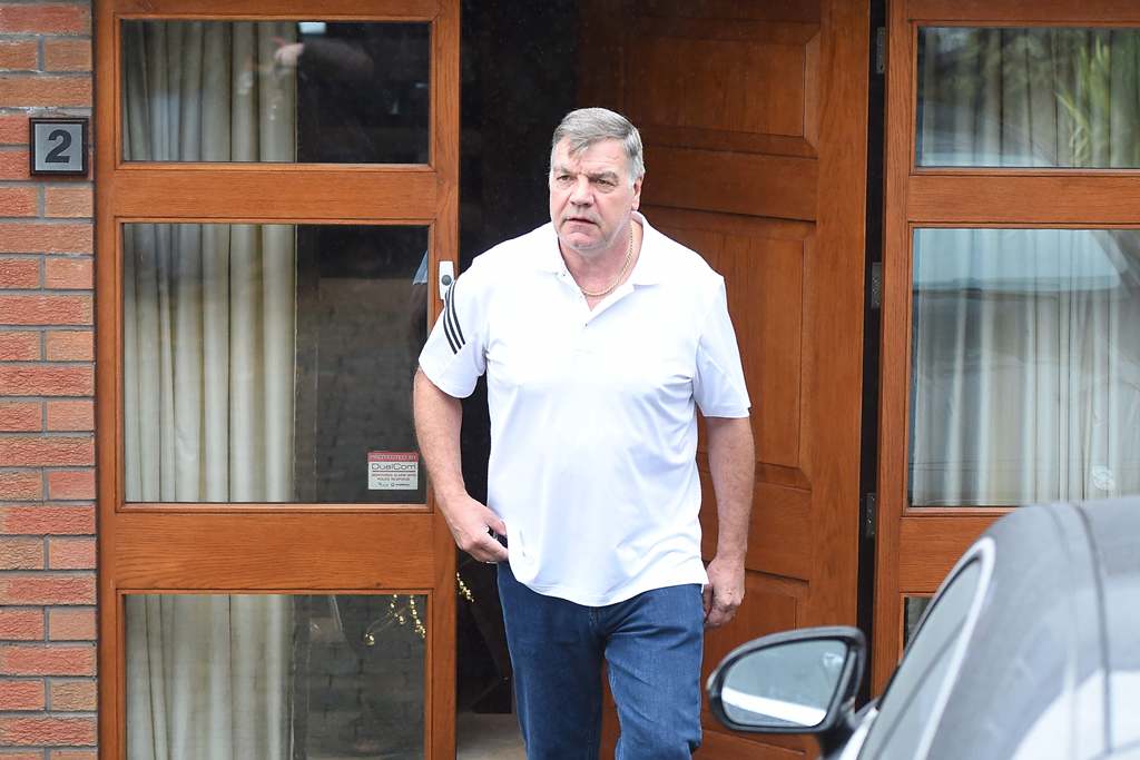 Former England national football team manager Sam Allardyce leaves his home in Bolton on September 28, 2016. Sam Allardyce admitted an 