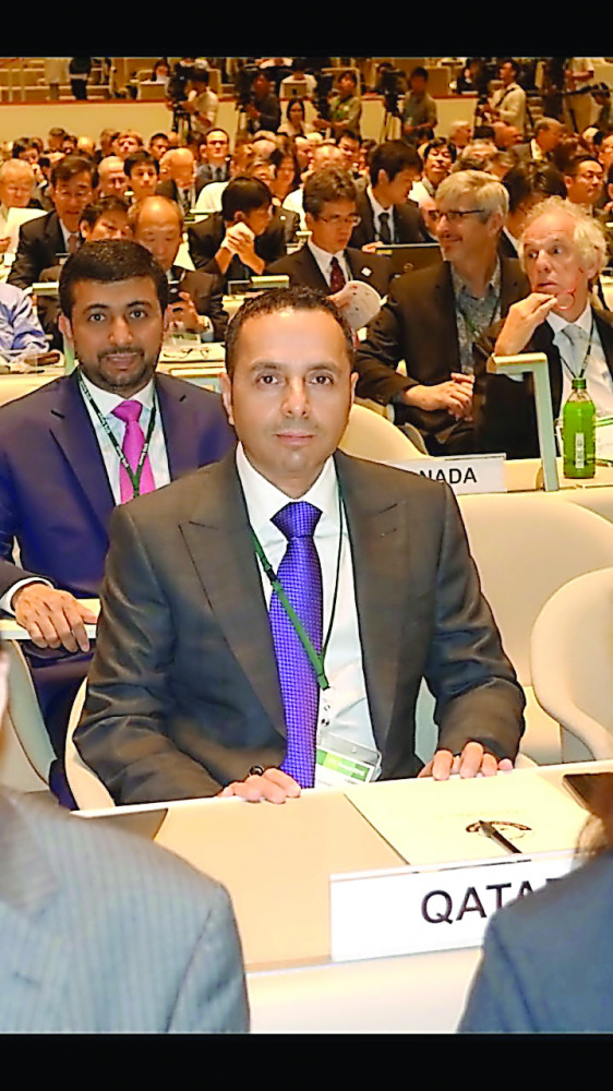 Minister of Education and Higher Education H E Dr. Mohammed Abdul Wahed Al Hammadi attending the forum in Kyoto, Japan.