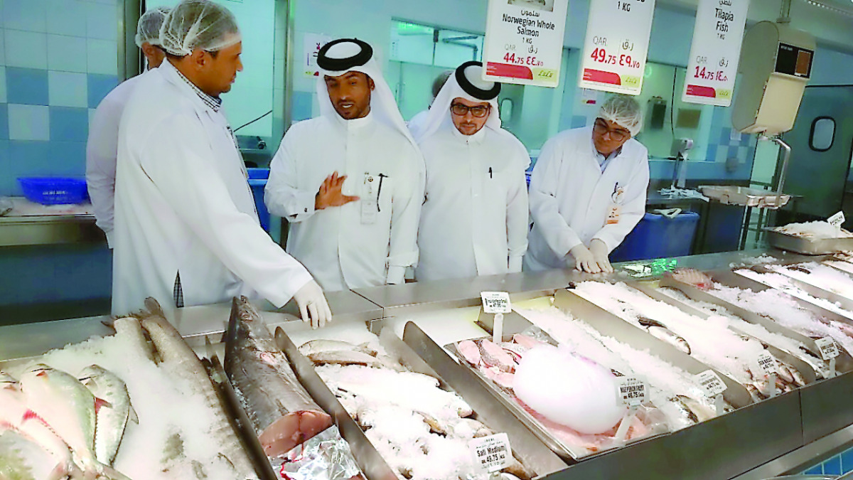 One of the food outlets being inspected.
