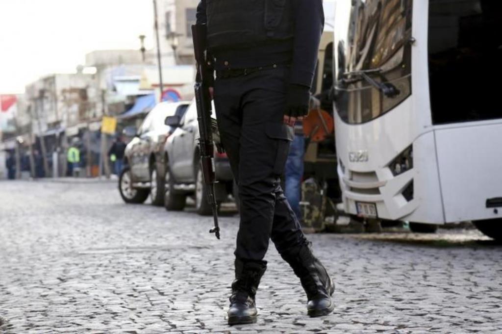 File picture of a Turkish police officer patrolling the streets. Reuters 