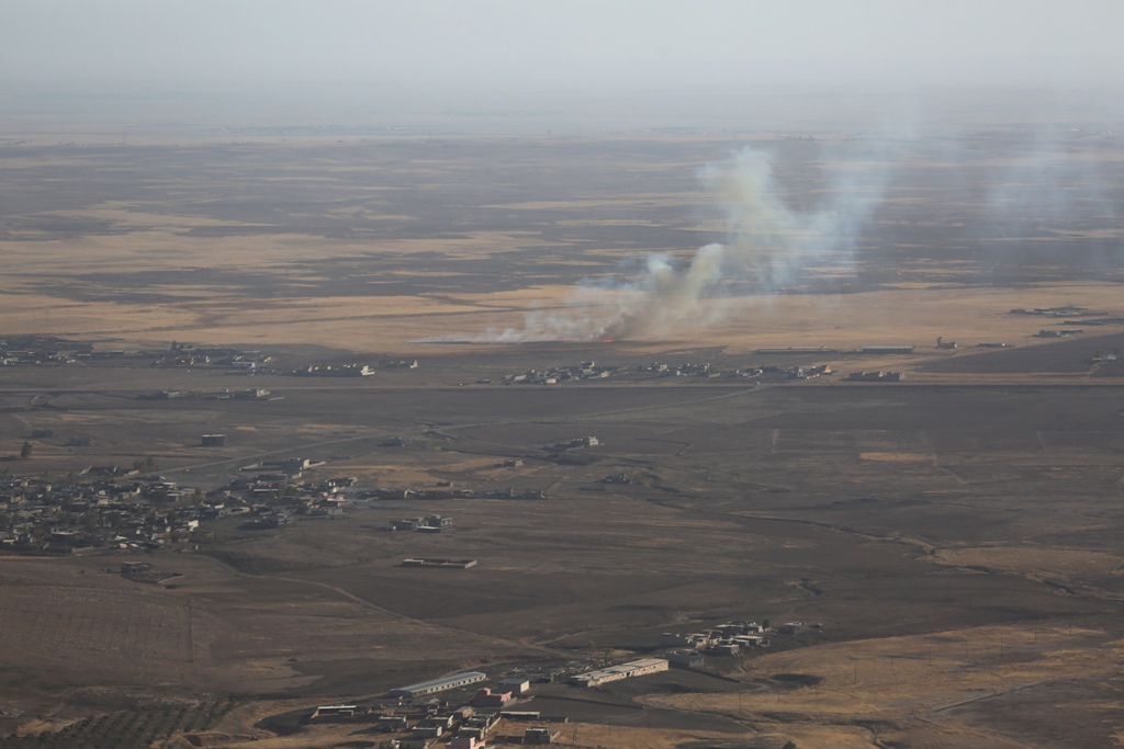 The entrance of the Mosul, in Nineveh, Iraq on October 2, 2016. ( Yunus Kele? - Anadolu Agency )
