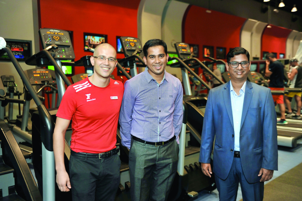Officials posing for a group picture.