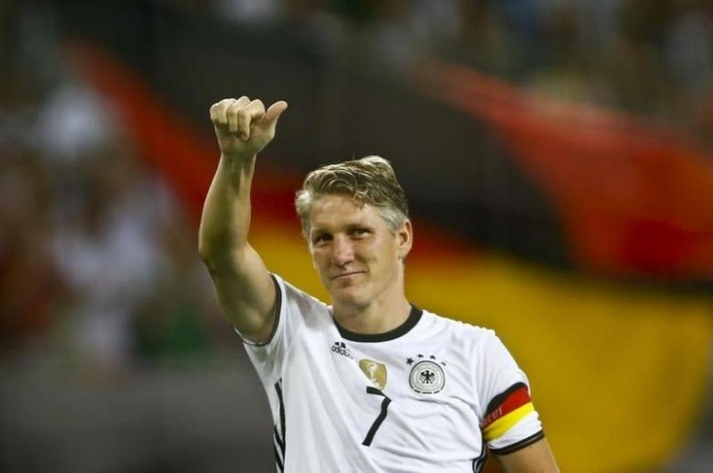 Germany's Bastian Schweinsteiger reacts after a match. (REUTERS/Wolfgang Rattay/file photo)