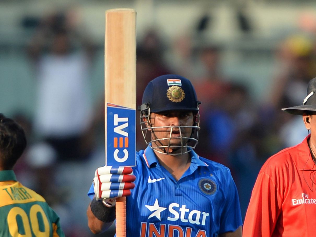 Indian batsman Suresh K Raina (file photo / AFP / Manjunath Kiran)