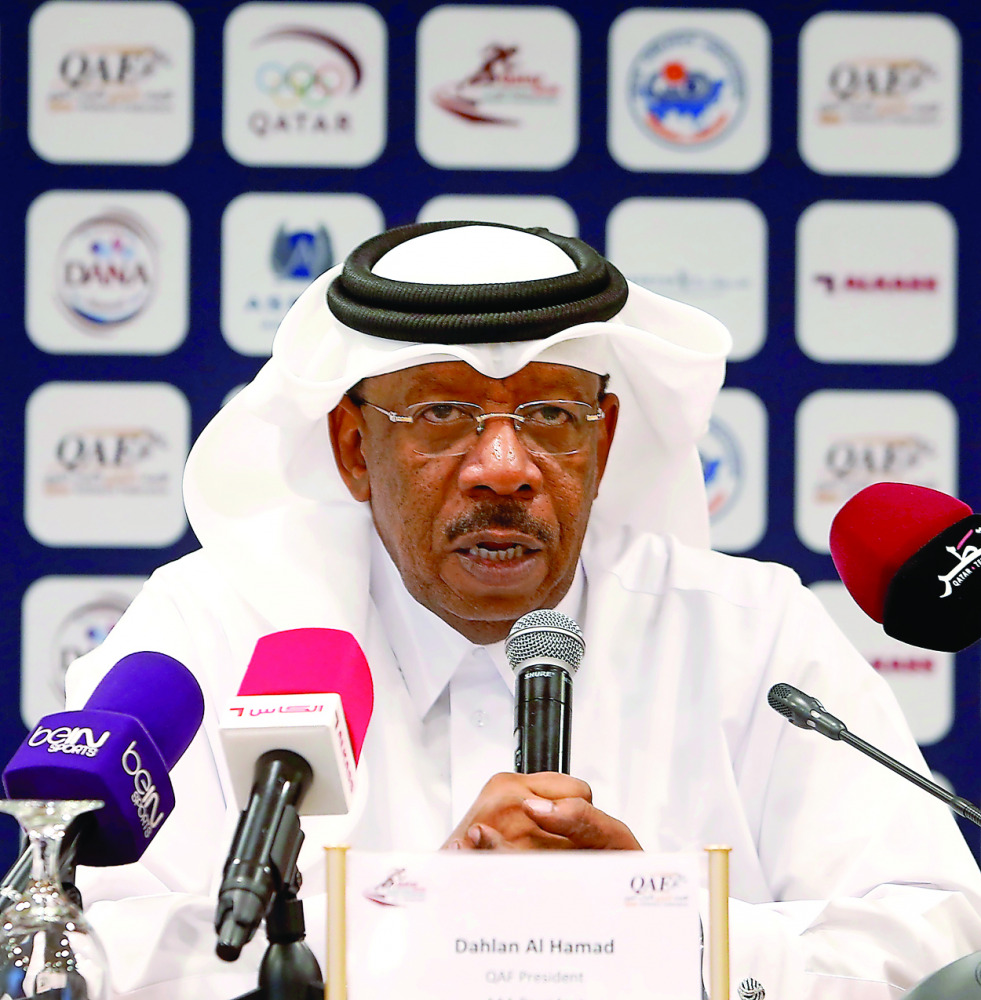 Asian Athletics Association (AAA)  President Major General Dahlan Al Hamad