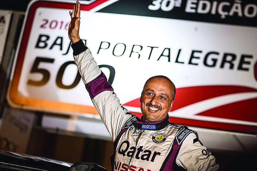 Nissan’s Adel Hussein Abdulla began his challenge in the  30th Baja Portalegre 500 in Portugal yesterday.