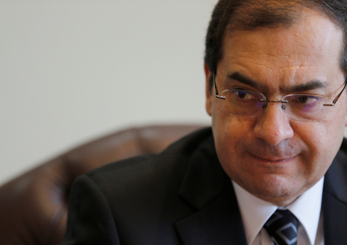 Tarek El Molla, Egypt's Minister of Petroleum and Mineral Resources, speaks during an interview with Reuters at his office in Cairo, Egypt, October 29, 2015. Picture taken October 29, 2015. REUTERS/Amr Abdallah Dalsh