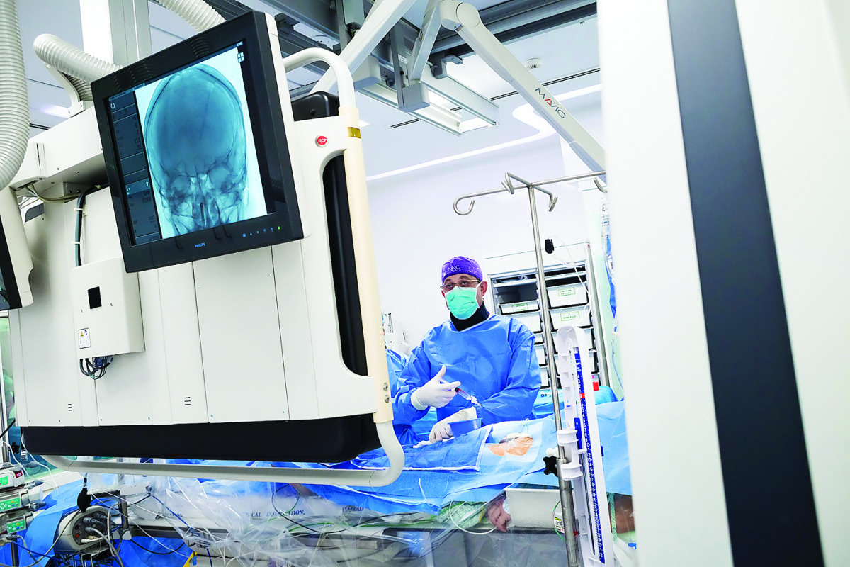 Neuroangiography Suite at Hamad General Hospital.