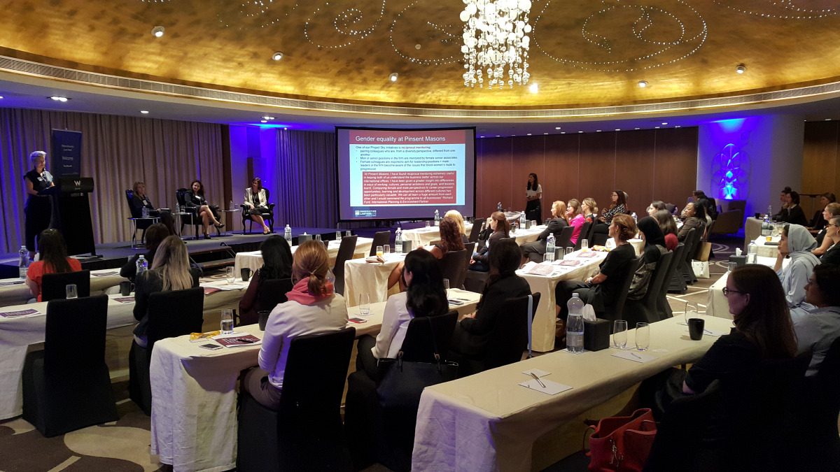 Women in Business in Qatar event organised by Pinsent Masons