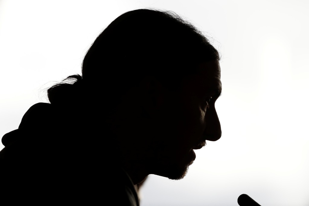 Manchester United Press Conference - Manchester United Training Ground - 23/11/16 Manchester United's Zlatan Ibrahimovic during the press conference Action Images via Reuters / Carl Recine Livepic  
