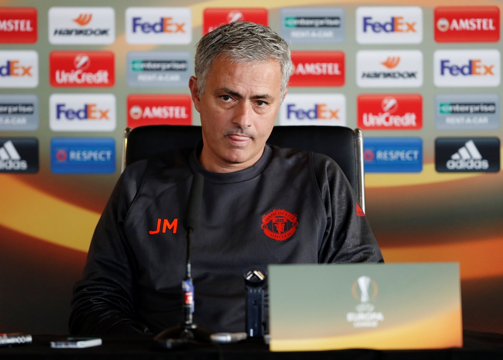 Manchester United manager Jose Mourinho during the press conference Action Images via Reuters / Carl Recine Livepic
