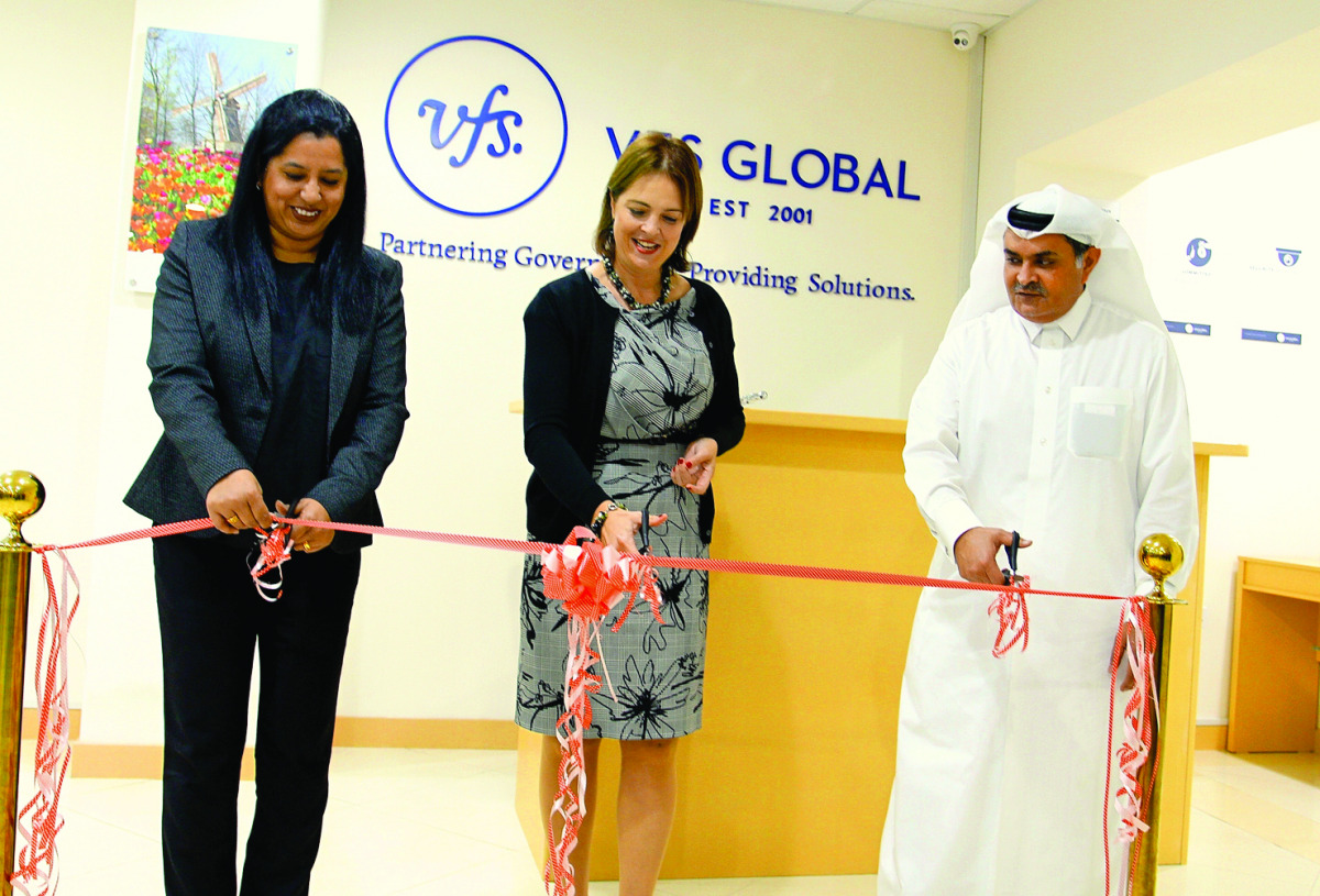 Inaugration of VFS Netherlands Application Centre in Doha.