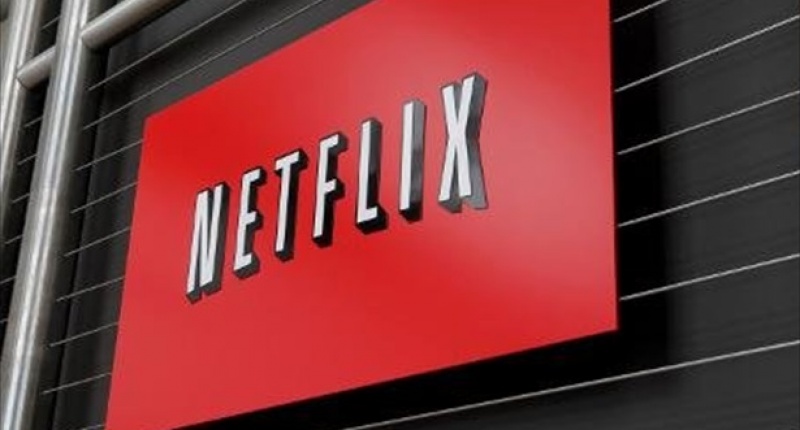 The Netflix company logo is seen at Netflix headquarters in (AFP) 