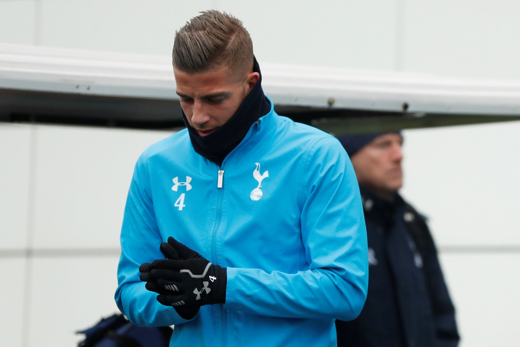 Tottenham's Toby Alderweireld during training Action Images via Reuters / John Sibley