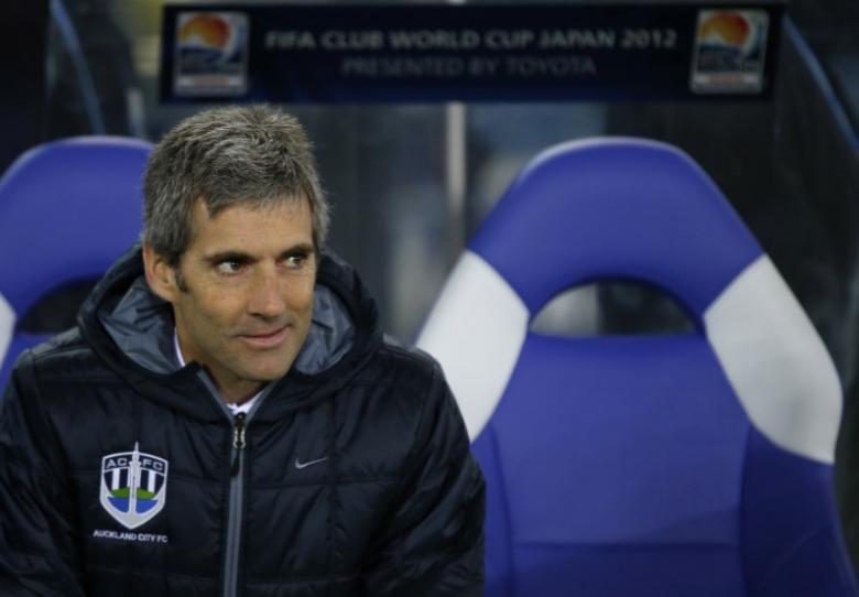 File photo of head coach Ramon Tribulietx of New Zealand's Auckland City. REUTERS/Toru Hanai
