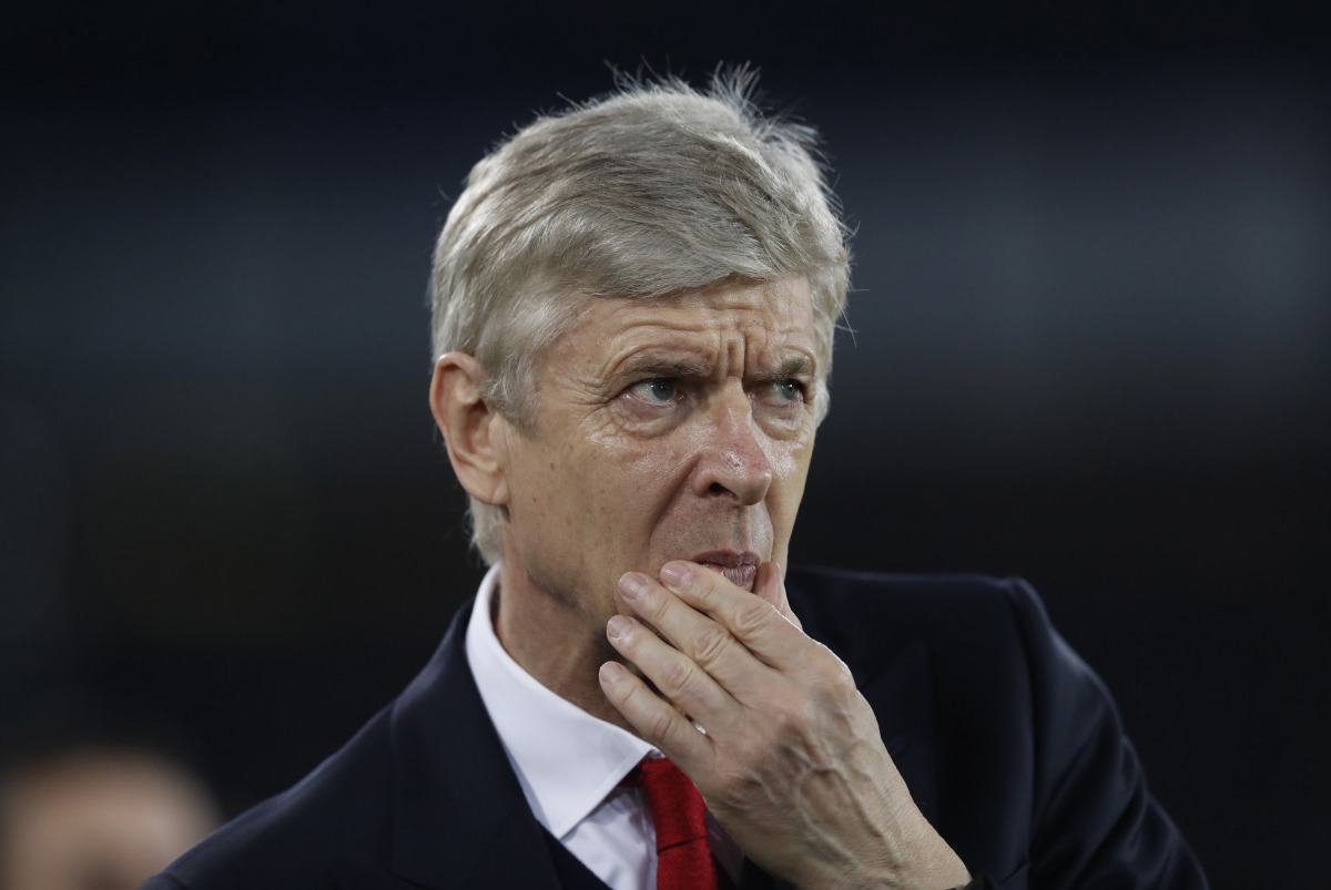Arsene Wenger before the match. (Reuters / Carl Recine Livepic)