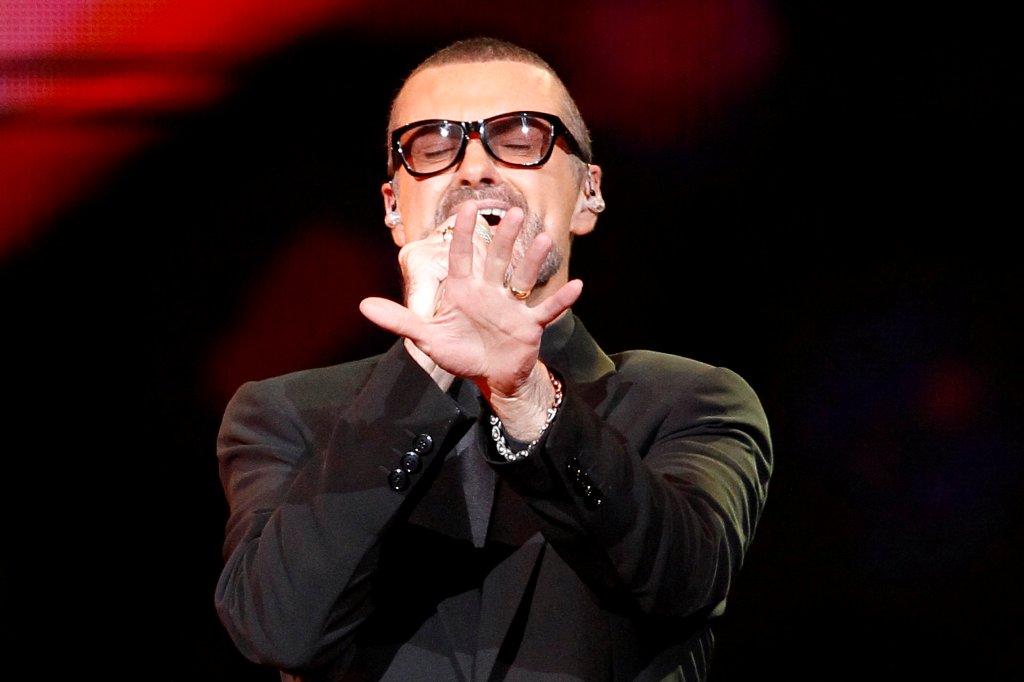 FILE PHOTO British singer George Michael performs on stage during his 