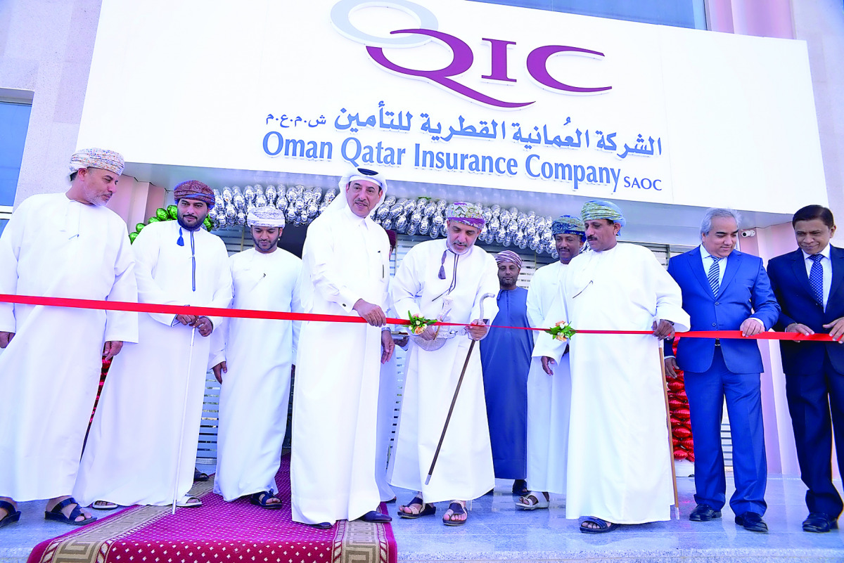 Ribbon cutting ceremony of OQIC's new branch in Salalah, Oman.